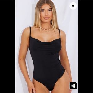 BNWT prettylittlething black bodysuit